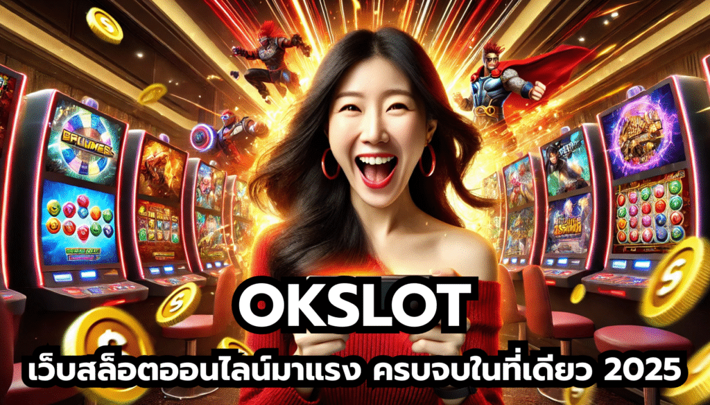 OKSLOT เว็บสล็อตออนไลน์มาแรง ครบจบในที่เดียว 2025